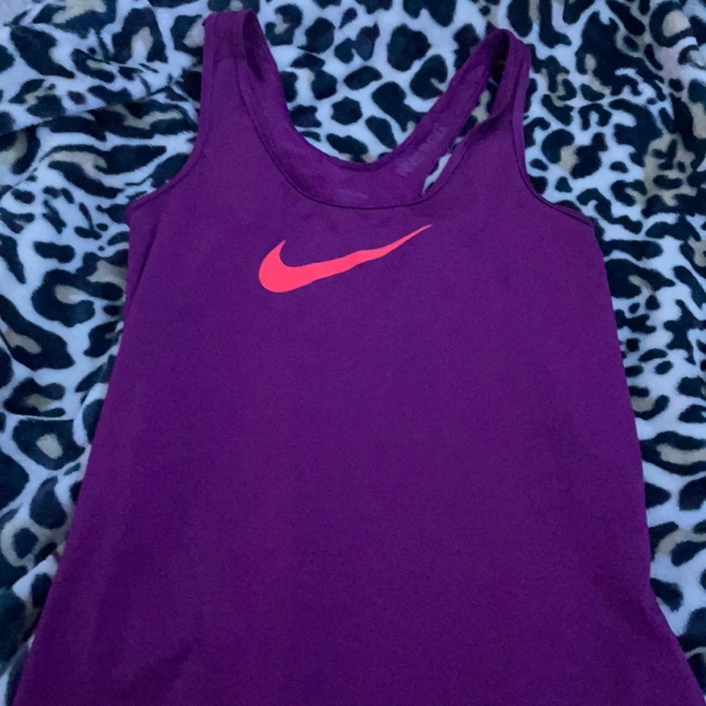 Purple Nike Pro camisole